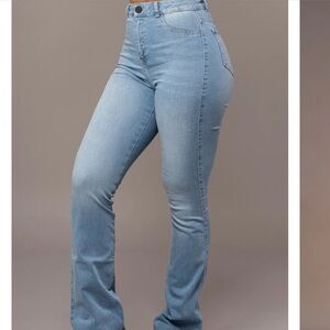 FITJEANS Flared Article Blue Medium